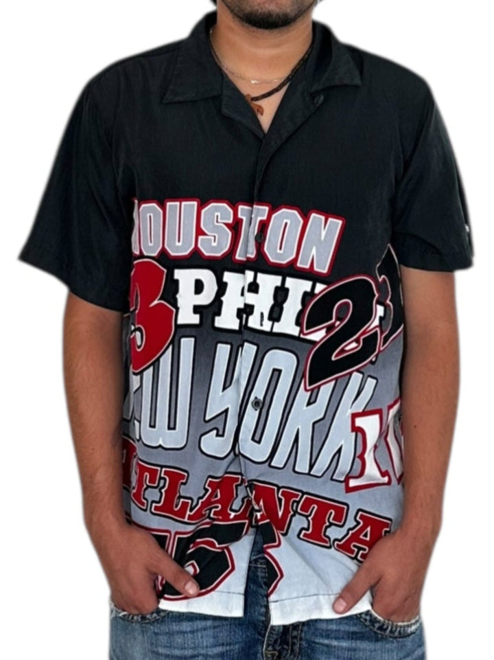 Racing Vintage Button-Up